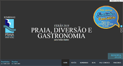 Desktop Screenshot of bombinhaspraia.com.br