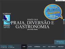 Tablet Screenshot of bombinhaspraia.com.br